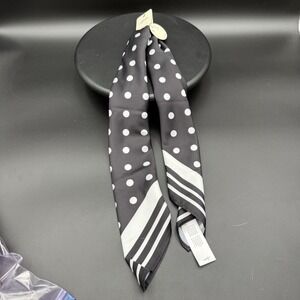 Lovisa Scarf  Black And White Polka Dots Purse Accessory